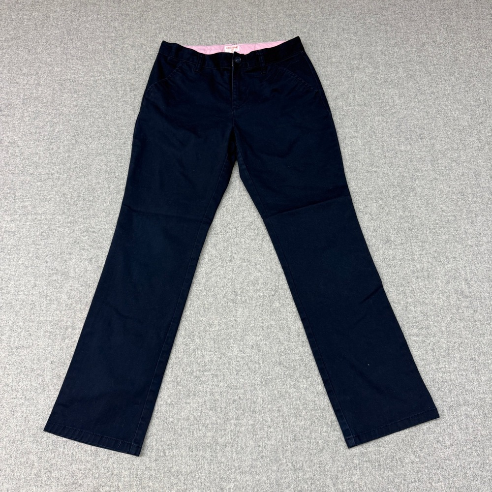 Cat & Jack Straight Leg Chino Pants Size 16 Navy Blue School Uniform Trousers